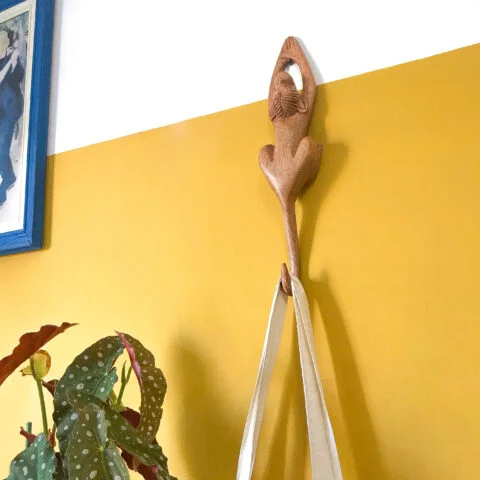 Gancho Macaco em Madeira 50cm