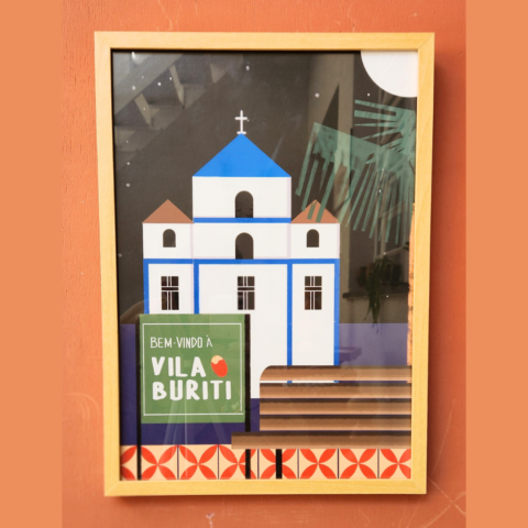 Quadro Print Praça da Vila Buriti – Arielle Martins